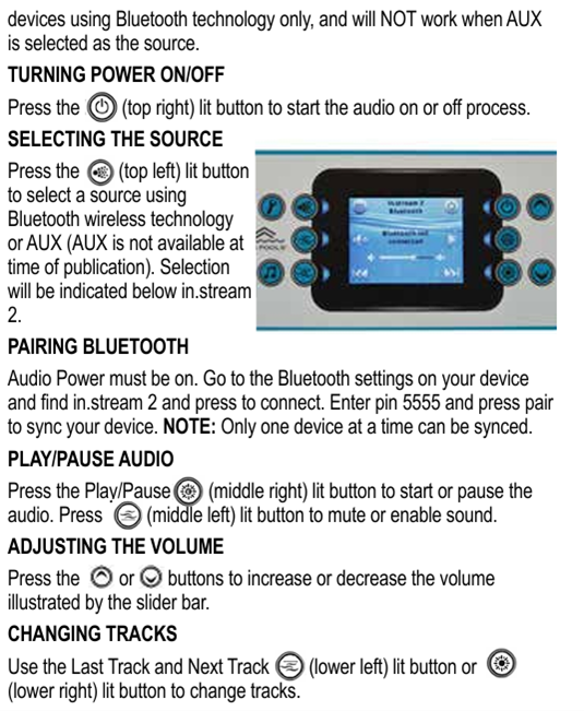 Manual page: Bluetooth