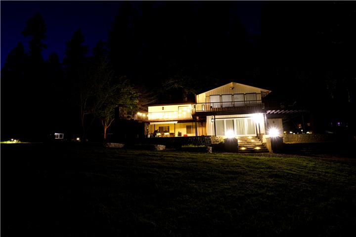 Night view of the house