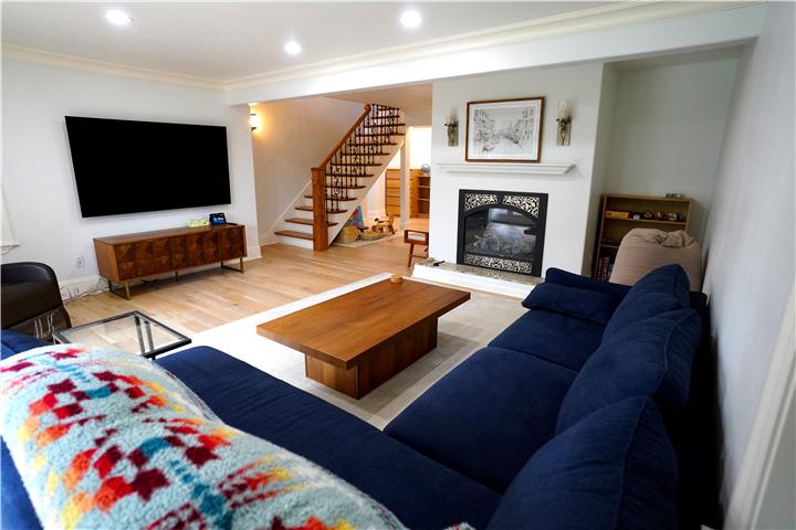 Downstairs family room